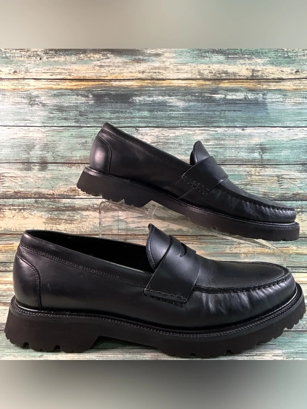 Cole Haan American Classic Penny Loafers Mens Size 10M Black Leather
